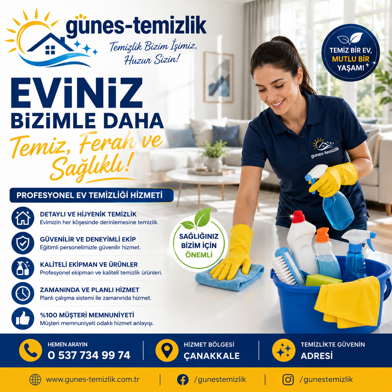 Çanakkale ev temizliği